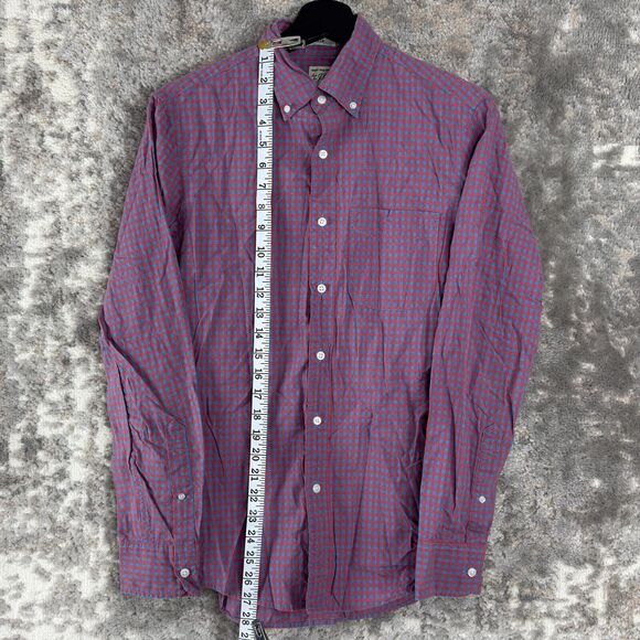 J Crew Mens Size XS Slimt Stretch Checkered Button Shirt Long Sleeve Casual - Picture 2 of 7